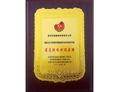 最受终端欢迎品牌