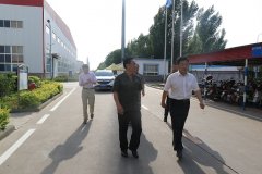 开发区管委会副主任张令锋来我公司调研